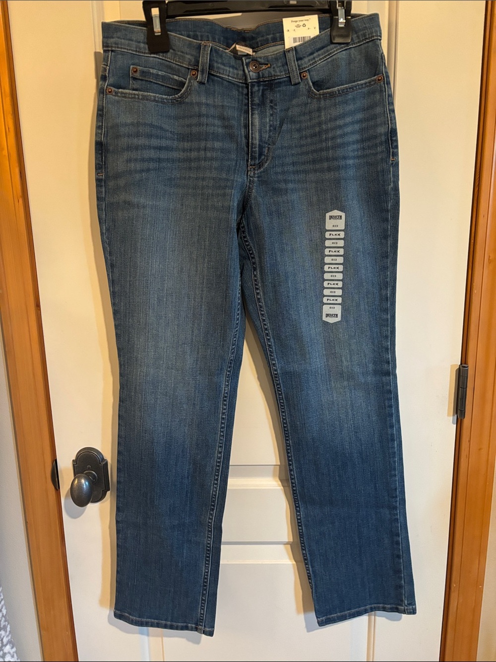 Duluth Trading Co Women's Mid Rise Slim Leg Jeans